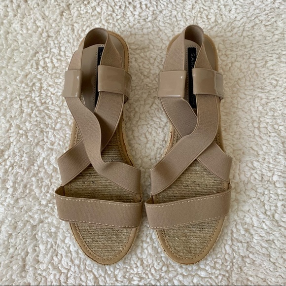 Sarah Summer Cloth Elastic Sandals - Picture 3 of 16